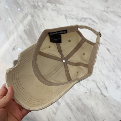 クロムハーツ「Chrome Hearts」ディストレスド キャップ