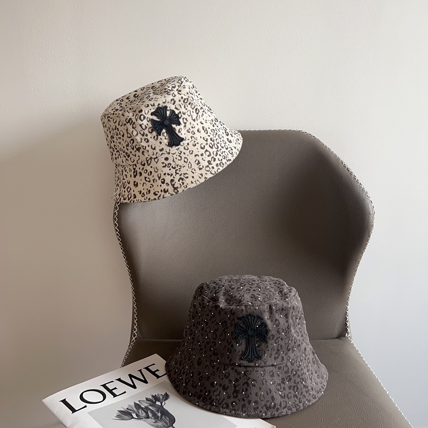 クロムハーツ「Chrome Hearts」レオパード バケットハット