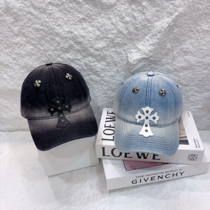 クロムハーツ「Chrome Hearts」デニム ベースボールキャップ