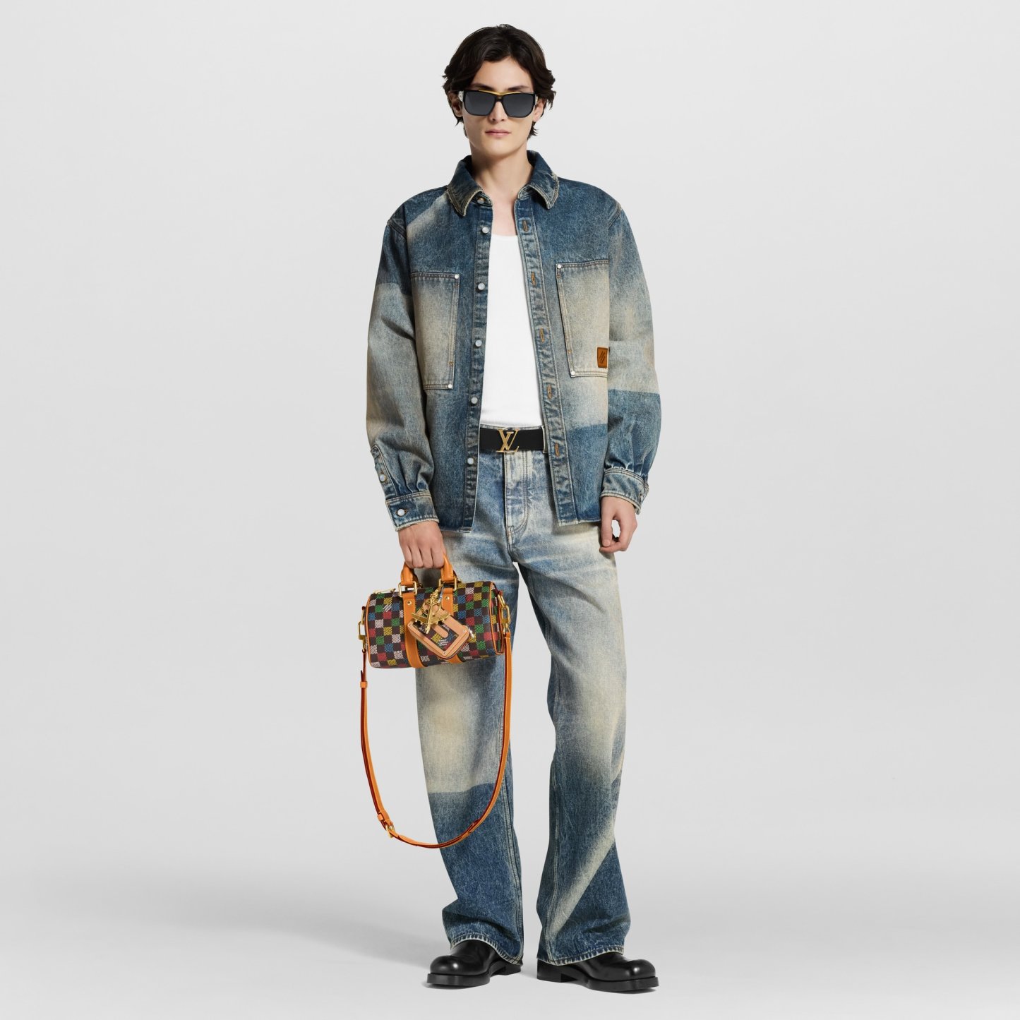 ルイ・ヴィトン「Louis Vuitton」キーポル･バンドリエール 25