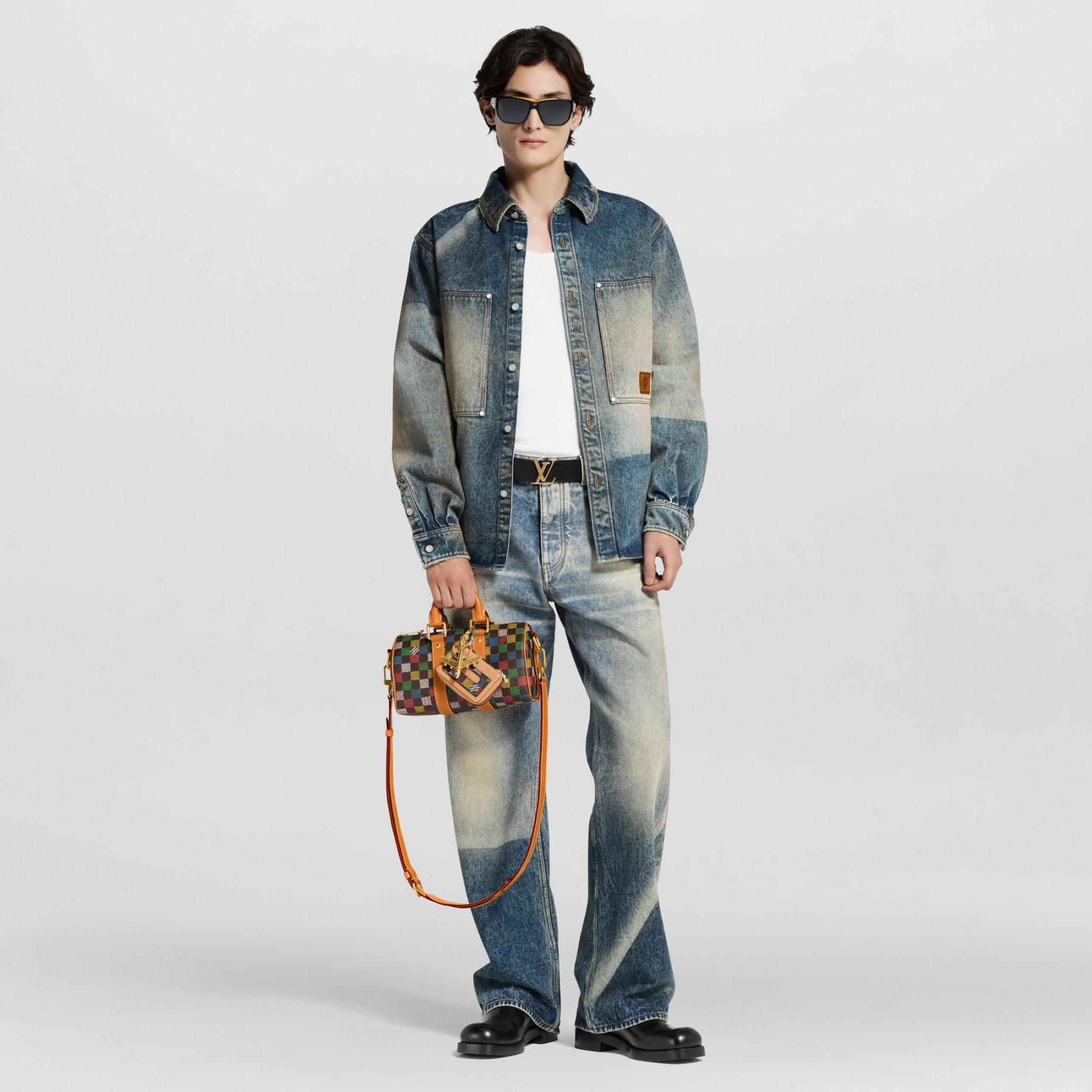 ルイ・ヴィトン「Louis Vuitton」キーポル･バンドリエール 25