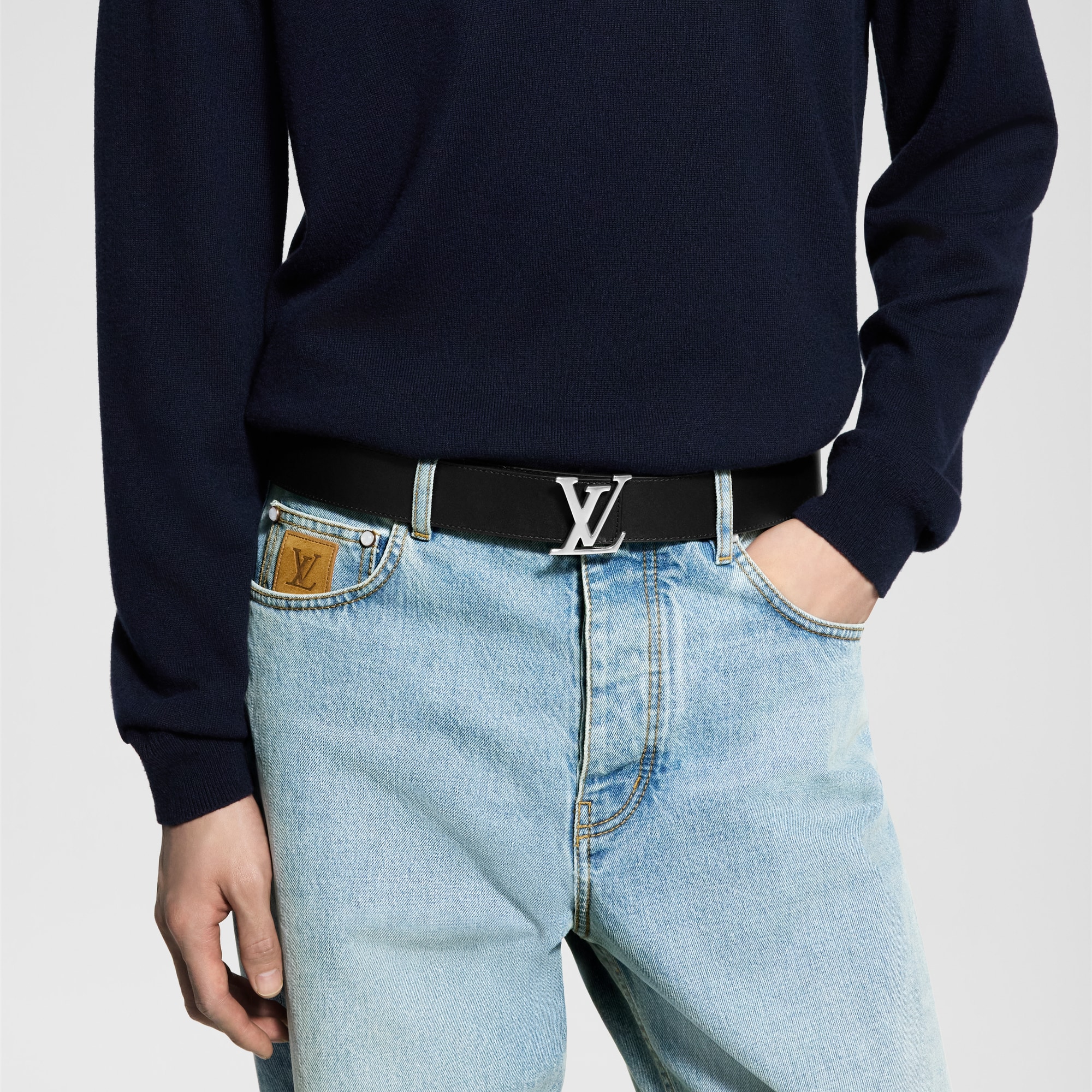 ルイ・ヴィトン(Louis Vuitton) ベルト･LV イニシャル 40MM リバーシブル