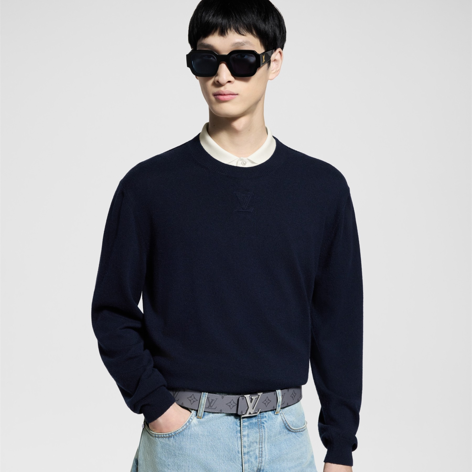 ルイ・ヴィトン(Louis Vuitton) ベルト･LV イニシャル 40MM リバーシブル