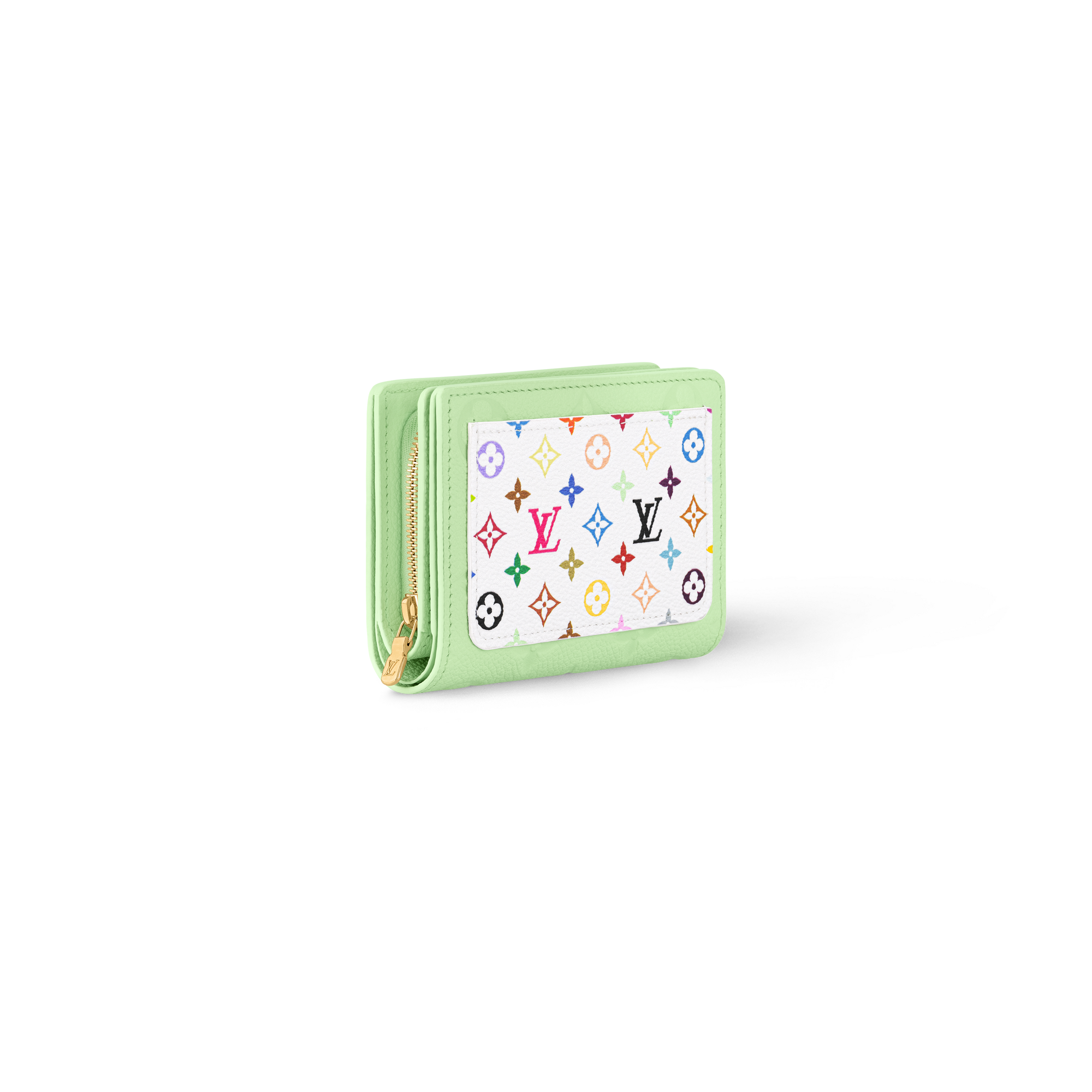 ルイ・ヴィトン(Louis Vuitton) LV × TM ポルトフォイユ･クレア グリーンティー / カワイイピンク