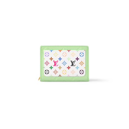 ルイ・ヴィトン(Louis Vuitton) LV × TM ポルトフォイユ･クレア グリーンティー / カワイイピンク