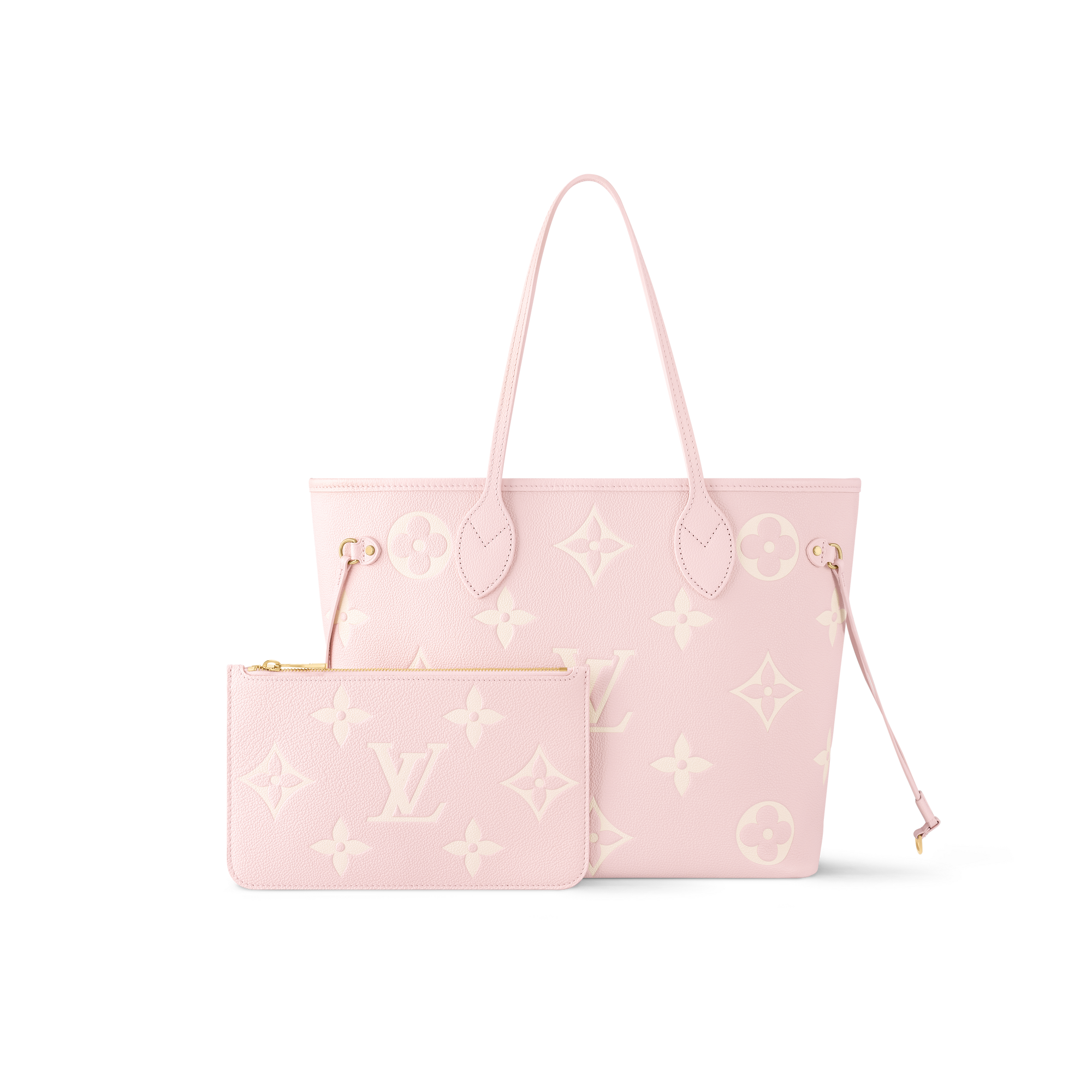 ルイ･ヴィトン(Louis Vuitton) ネヴァーフル MM - ピンク / クオーツピンク、ブラック/ ベージュ