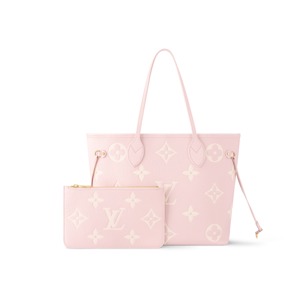 ルイ･ヴィトン(Louis Vuitton) ネヴァーフル MM - ピンク / クオーツピンク、ブラック/ ベージュ