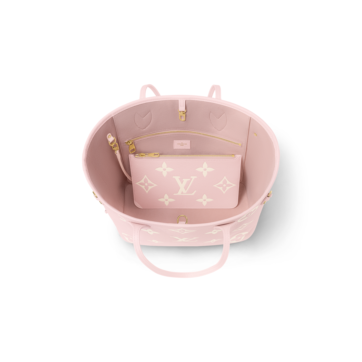 ルイ･ヴィトン(Louis Vuitton) ネヴァーフル MM - ピンク / クオーツピンク、ブラック/ ベージュ