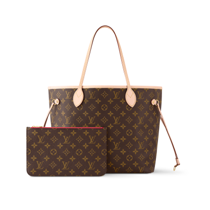 ルイ・ヴィトン(Louis Vuitton) ネヴァーフル MM - セリーズ レッド、ベージュ