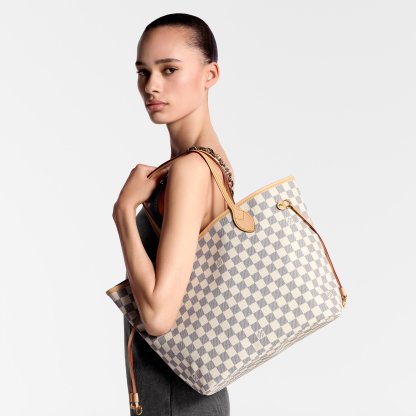 ルイ･ヴィトン(Louis Vuitton) ネヴァーフル MM - ベージュ、ローズ
