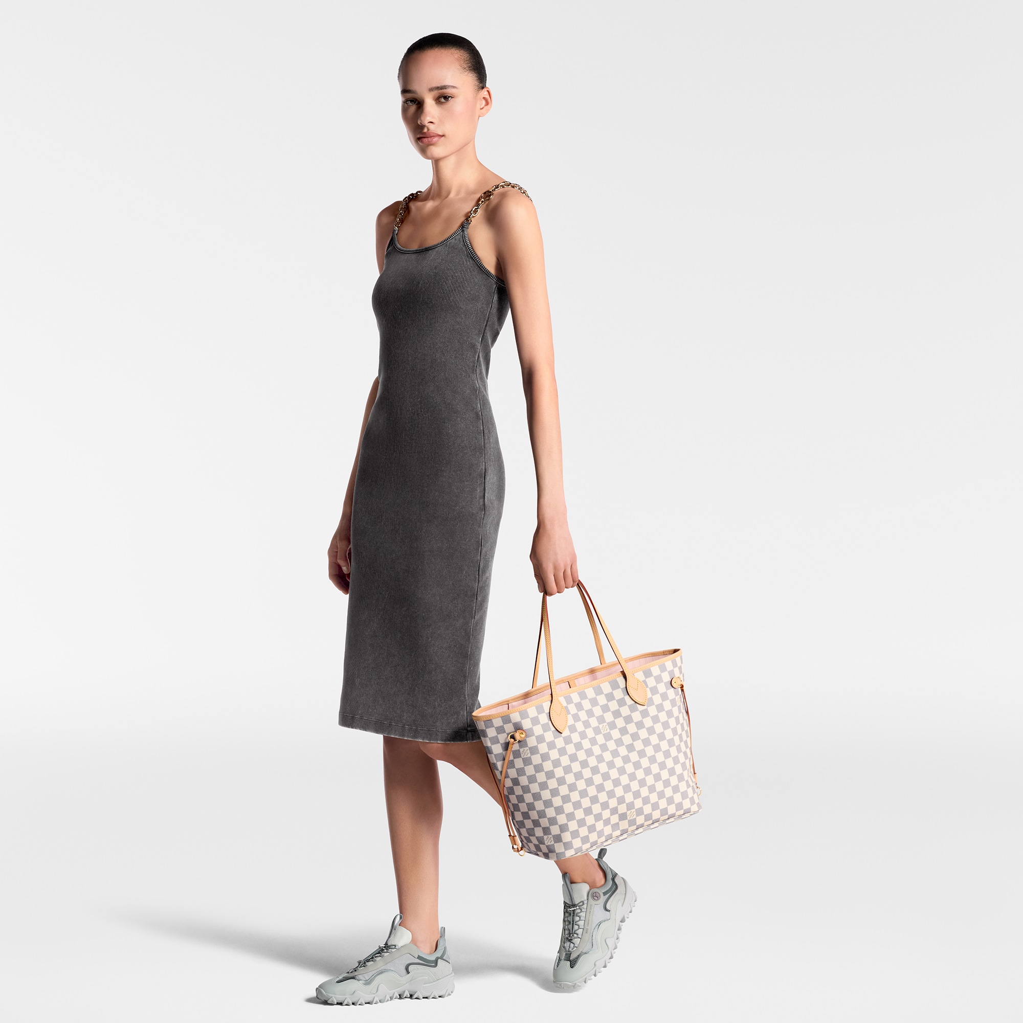 ルイ･ヴィトン(Louis Vuitton) ネヴァーフル MM - ベージュ、ローズ