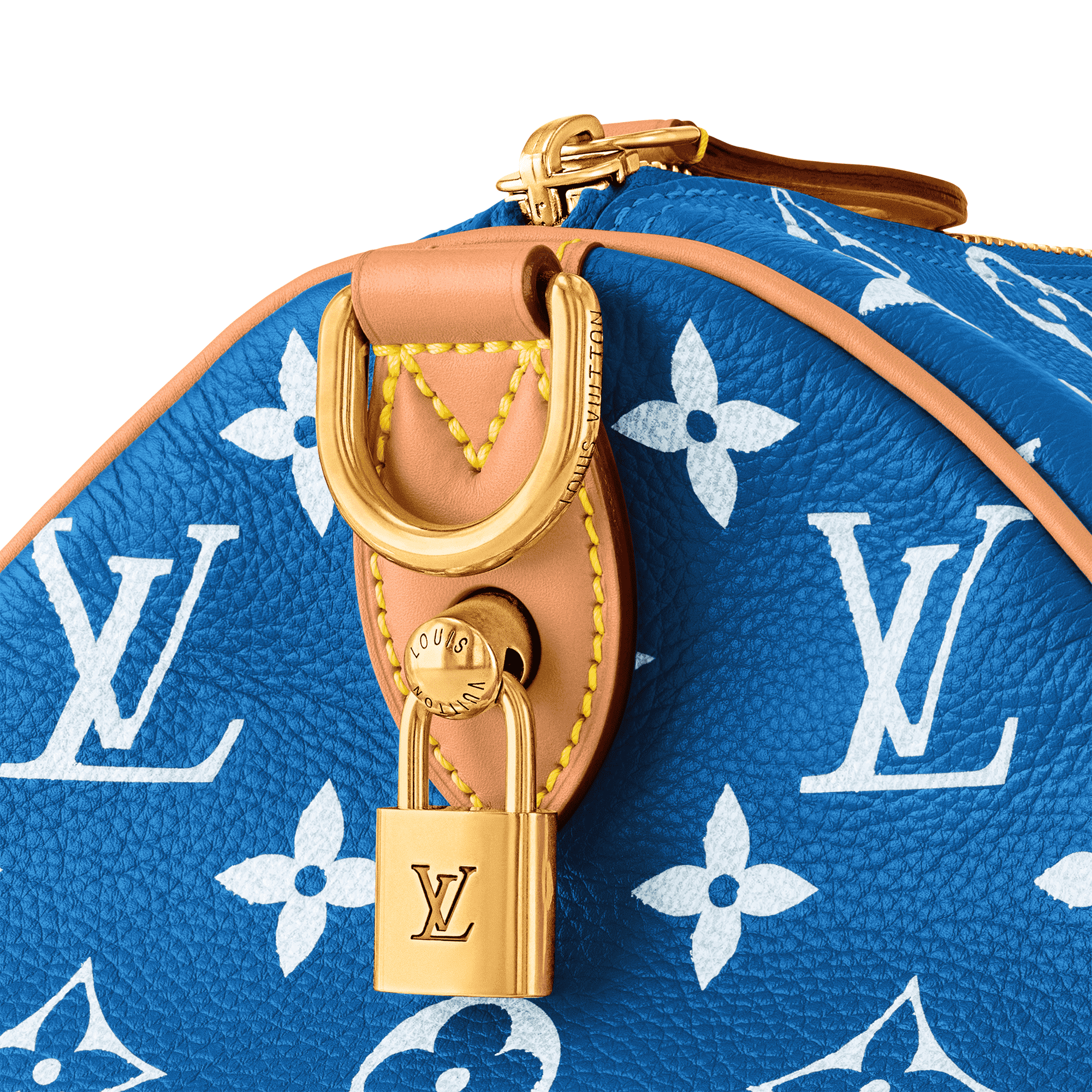 ルイ・ヴィトン(Louis Vuitton) スピーディ P9 バンドリエール 40 - ブルー