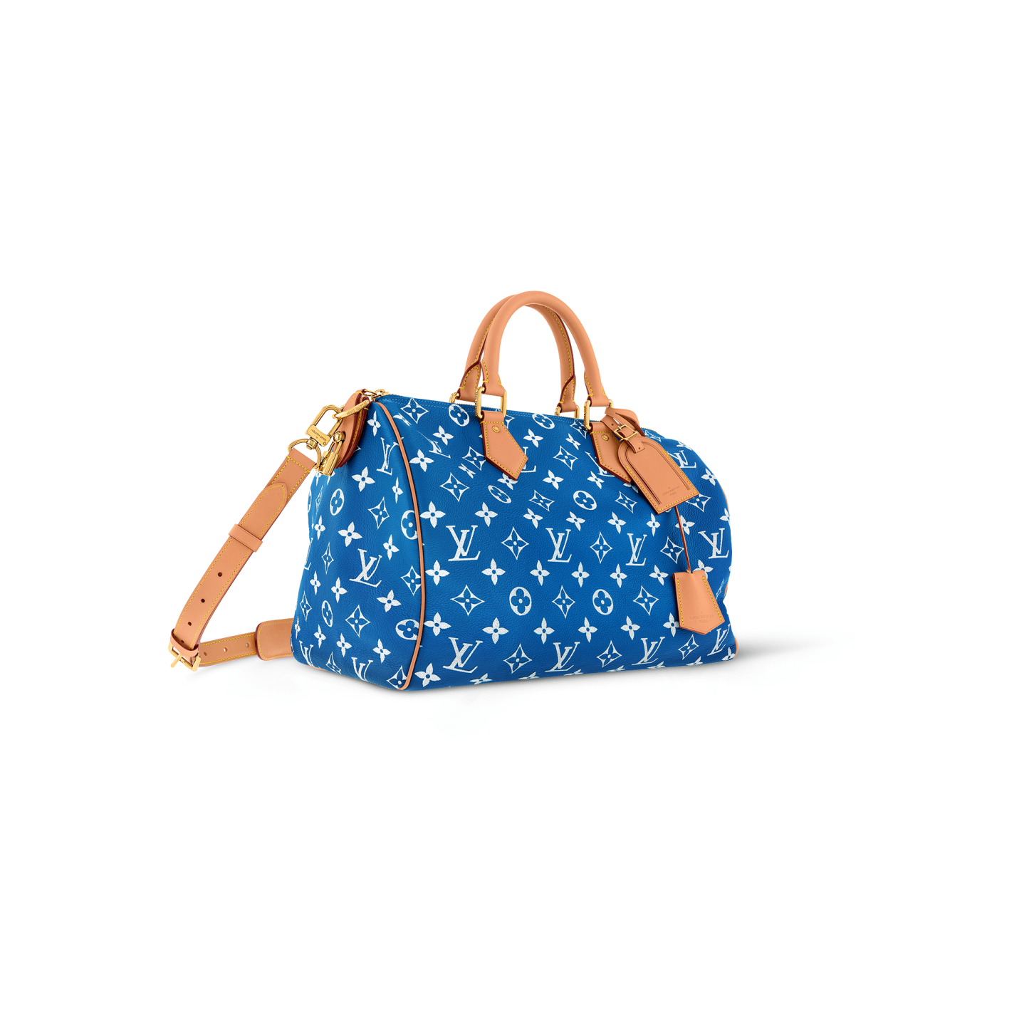 ルイ・ヴィトン(Louis Vuitton) スピーディ P9 バンドリエール 40 - ブルー