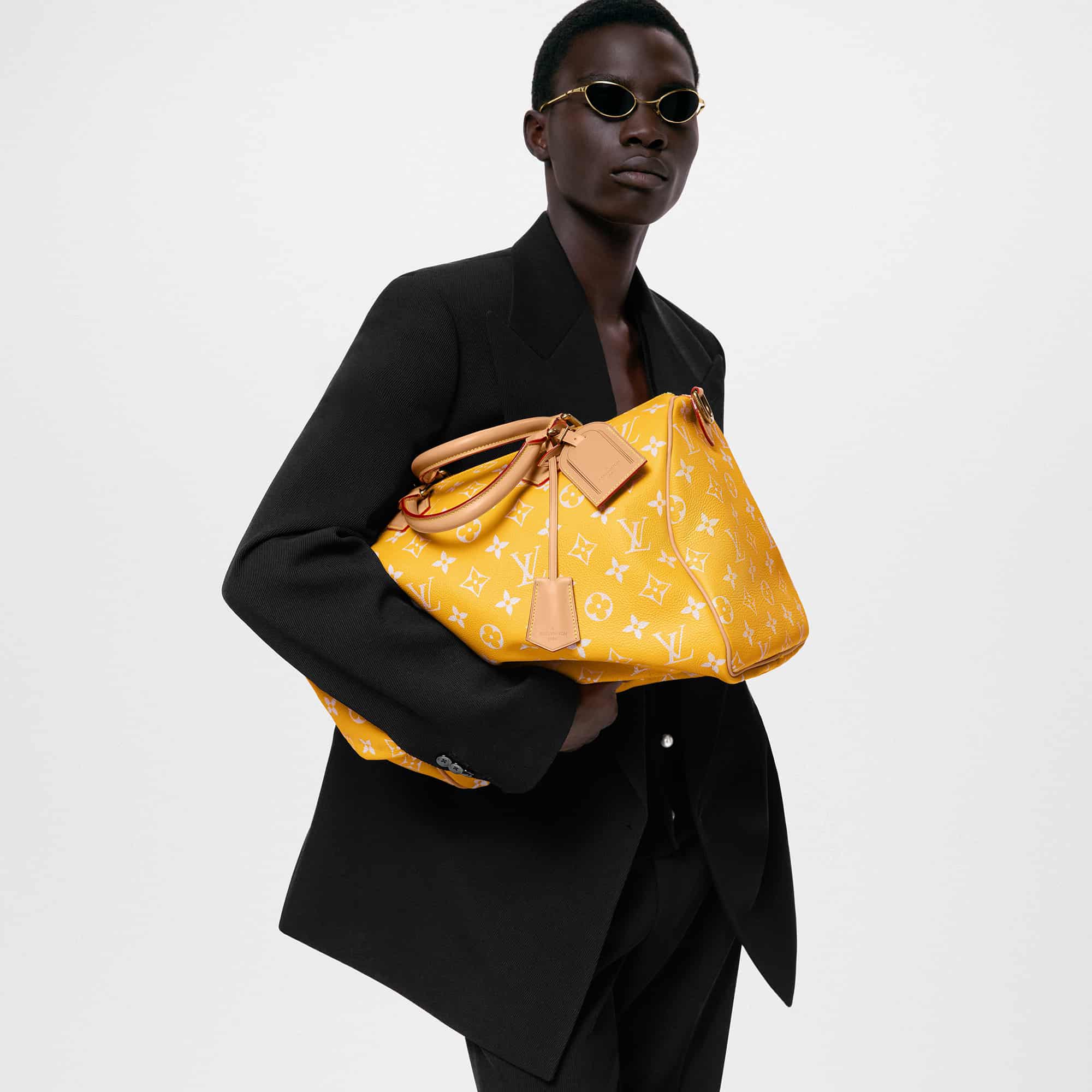 ルイ・ヴィトン(Louis Vuitton) スピーディ P9 バンドリエール 40 - ジョーヌマット