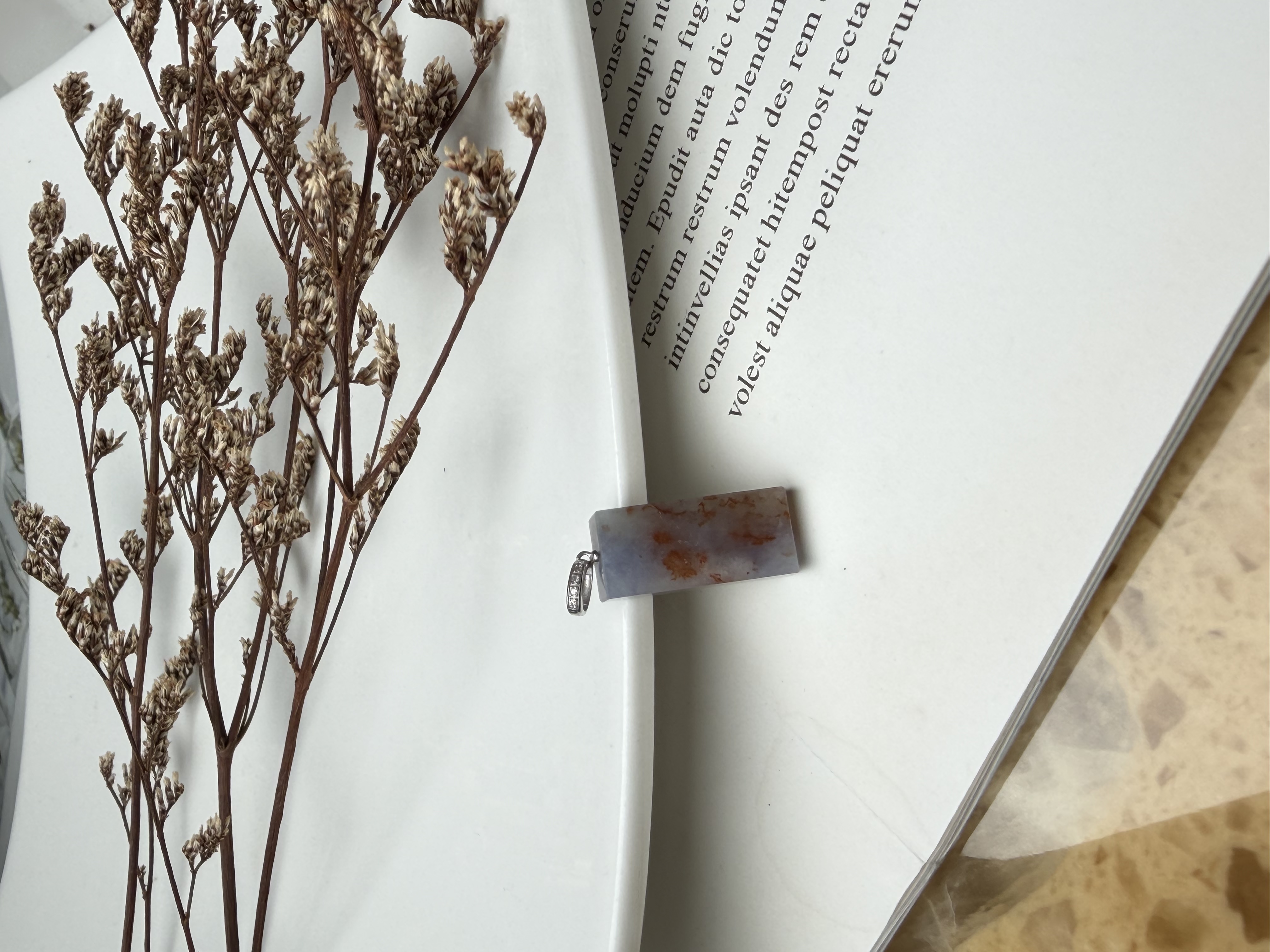 Twilight Ember Lavender Pendant