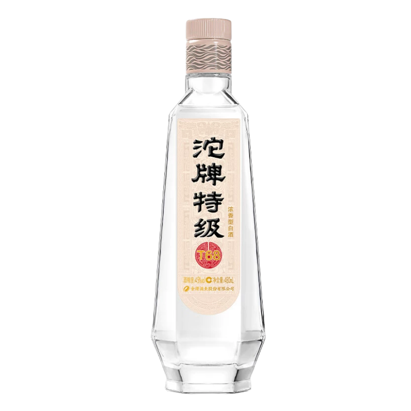 沱牌白酒T68特级50度480mlx1瓶浓香型光瓶装粮食酒水