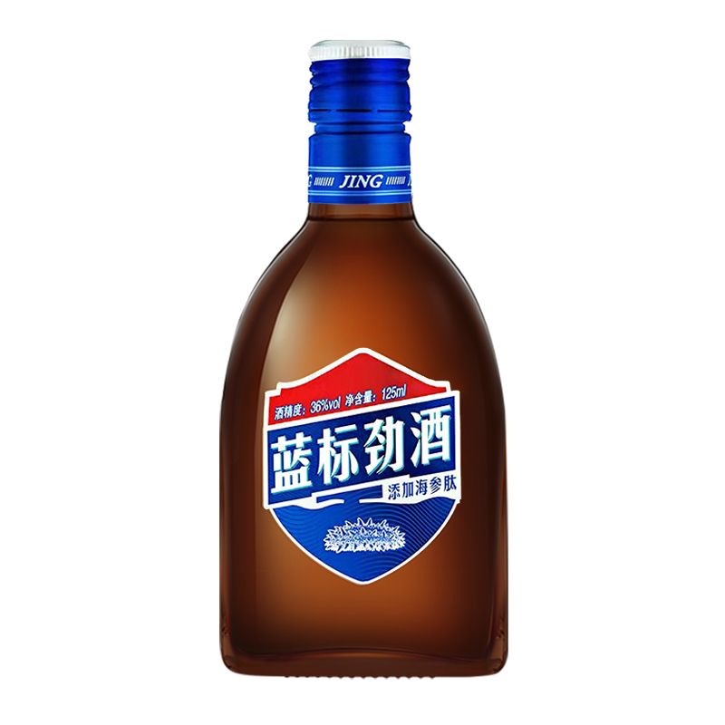 中国劲酒 36%vol JING Blue 125ml*1 + 35%vol 50ml 【JING Red / JING Blue – Choose One】