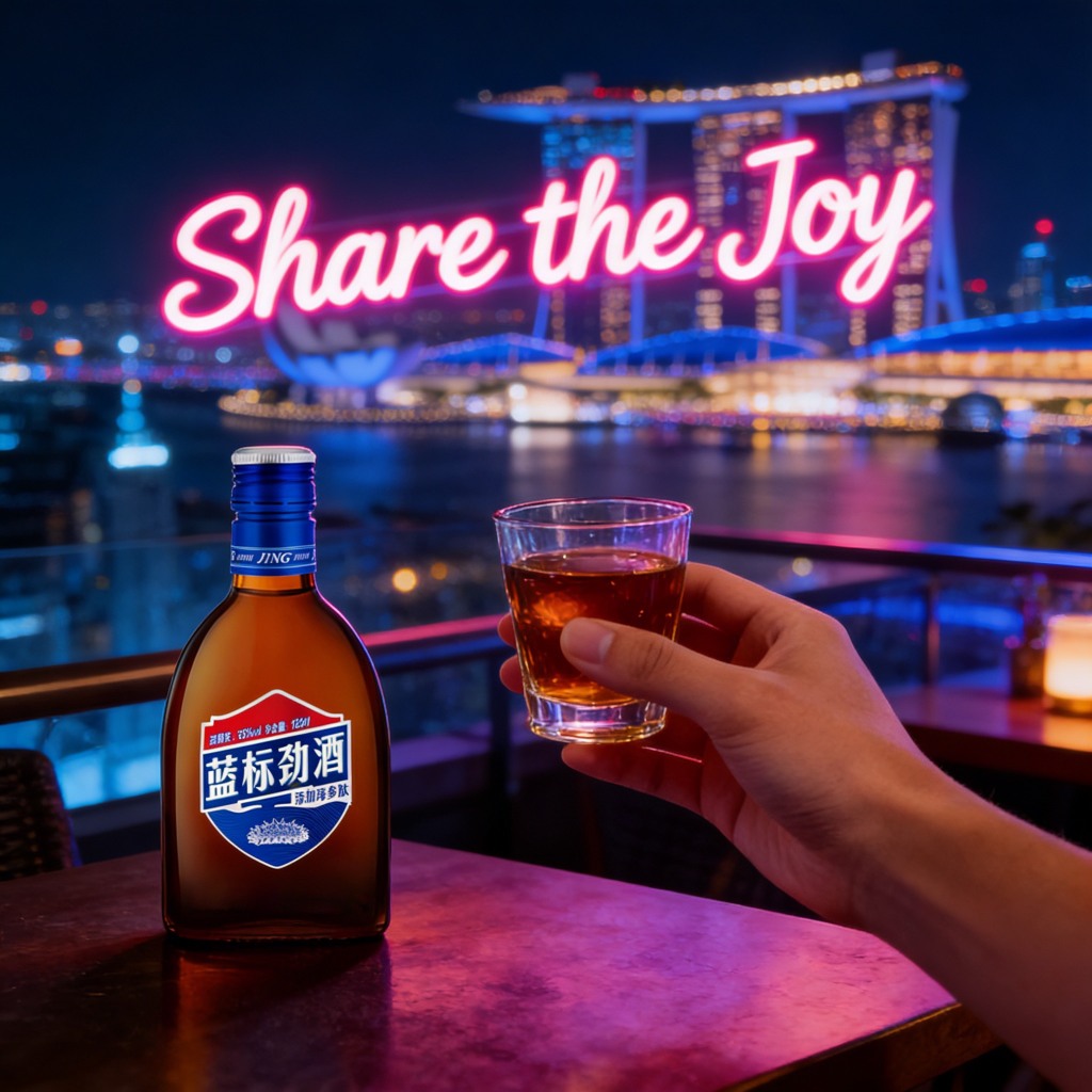 中国劲酒 - 36% Blue 125ml + 35% vol Red 50ml x 6, Preserving Tonic Wine, Portable Combo Mini Liquor