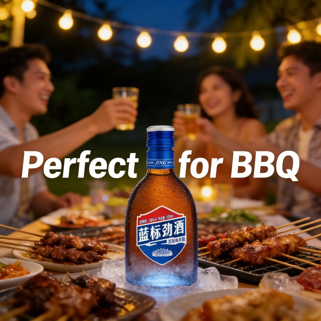 中国劲酒 - 36% Blue 125ml + 35% vol Red 50ml x 6, Preserving Tonic Wine, Portable Combo Mini Liquor