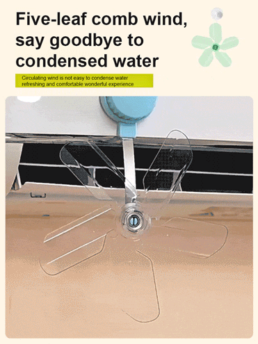 Suction cup air conditioner anti-direct blowing artifact