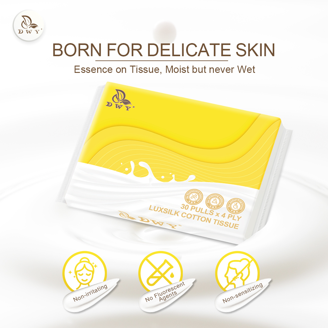 【10packs】4-ply Lotion Tissue Soft baby tissues
