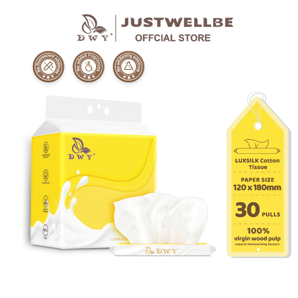 【30packs】4-ply Lotion Tissue  Soft baby tissues