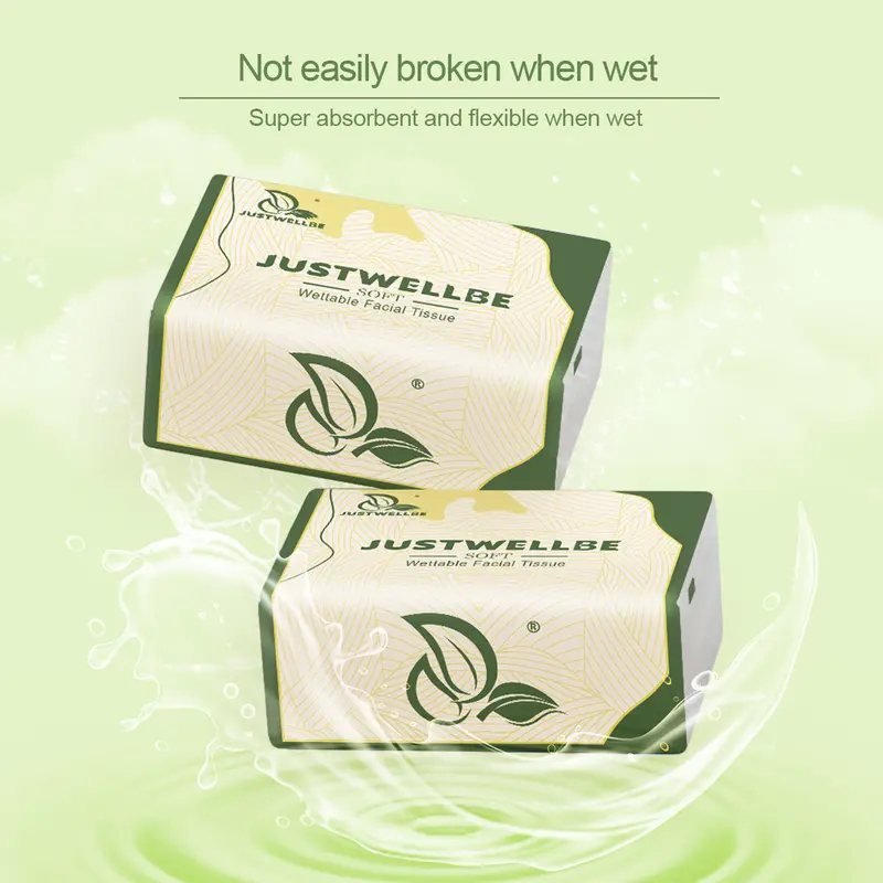 【10 Packs】5-Ply Thick Virgin Wood Pulp Tissue