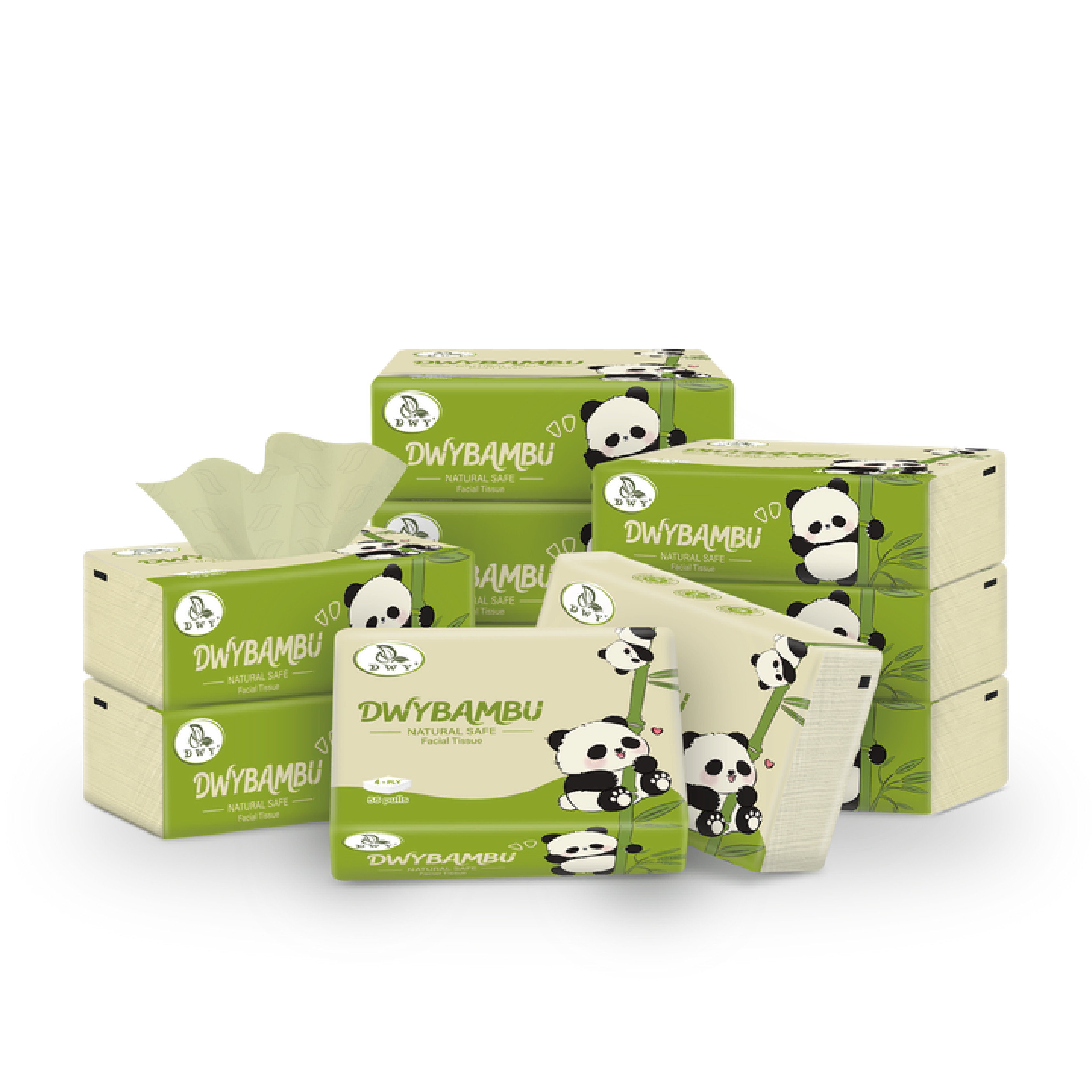 【24Pack】DWY Tisu viral 4-Ply Tissue Facial Tissue