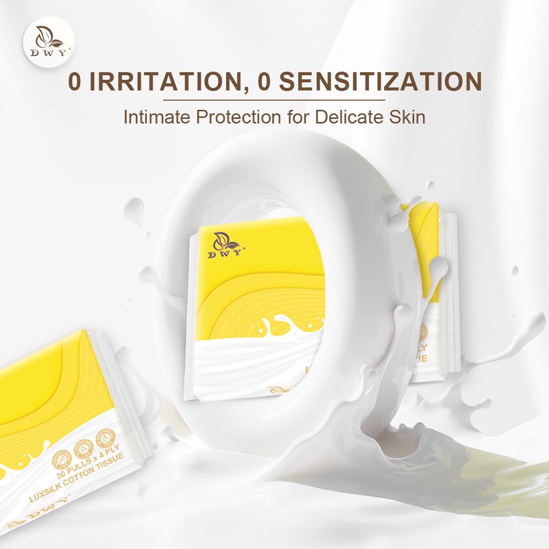 【10packs】4-ply Lotion Tissue  Soft baby tissues