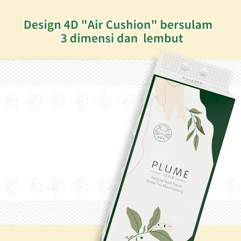 【4 Packs】4-Ply Thick 1280 Sheets Large Flushable Hanging Tissue