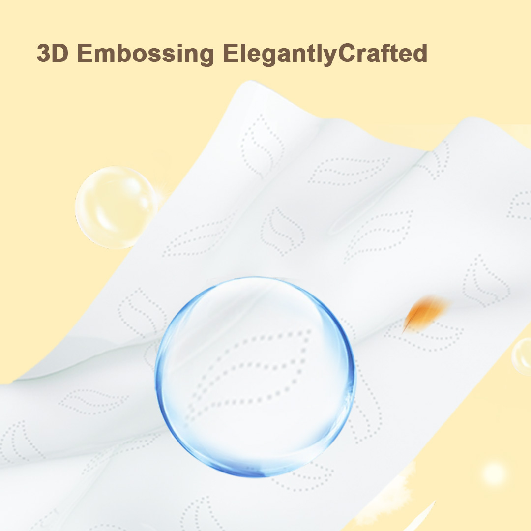 【5Pack】3-Ply Overs Size  175x175mm Facial Tissue 