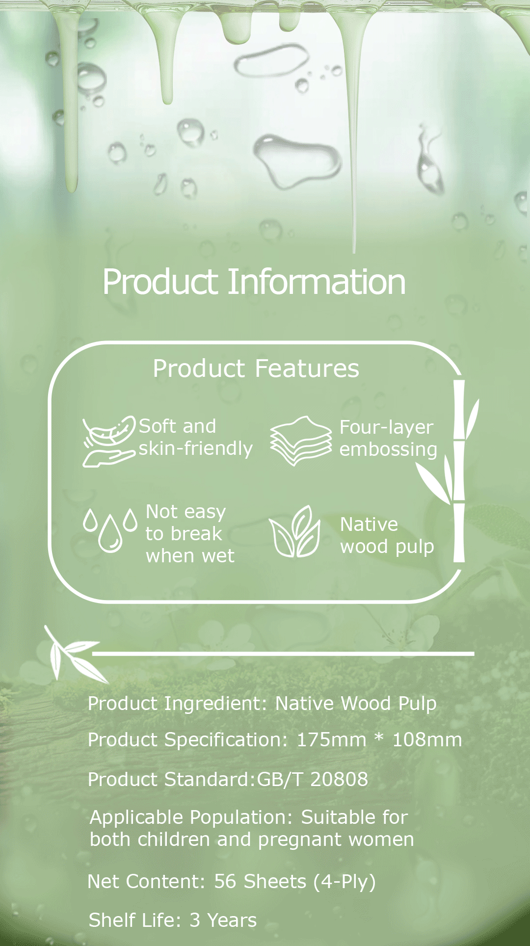 【24Pack】DWY Tisu viral 4-Ply Tissue Facial Tissue