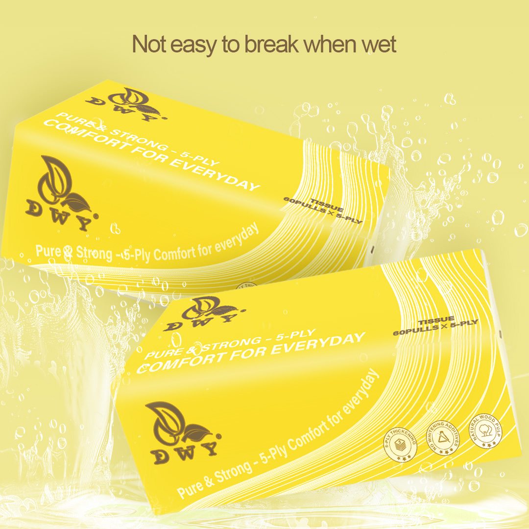 【10Pack】5-Ply Bigsize Viral  Facial Tissue