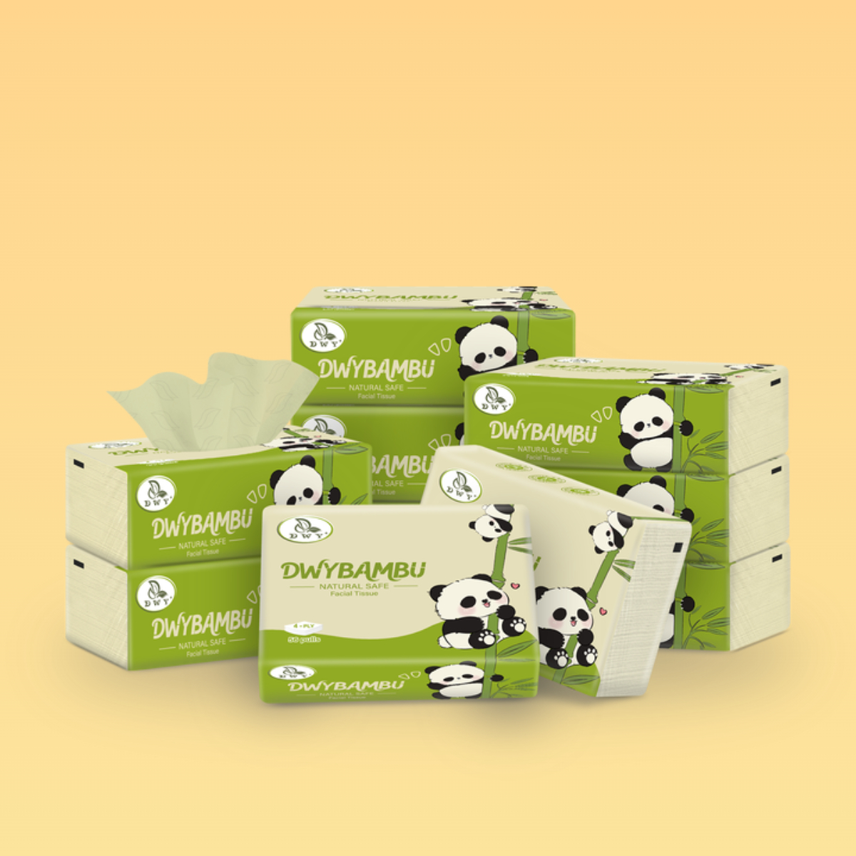 【24 Packs】DWY Tisu viral 4-Ply Tissue Facial Tissue