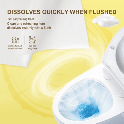【10Roll】4 Ply  Toilet Paper Roll Flushable