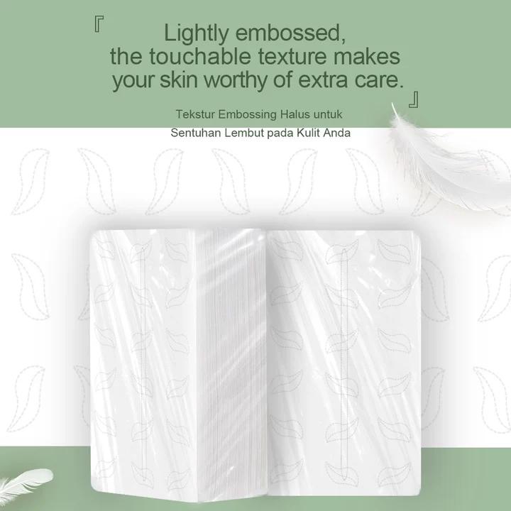 【60Packs/box】4-ply Thick virgin wood pulp thick tissue Keluarga & Restoran & Office