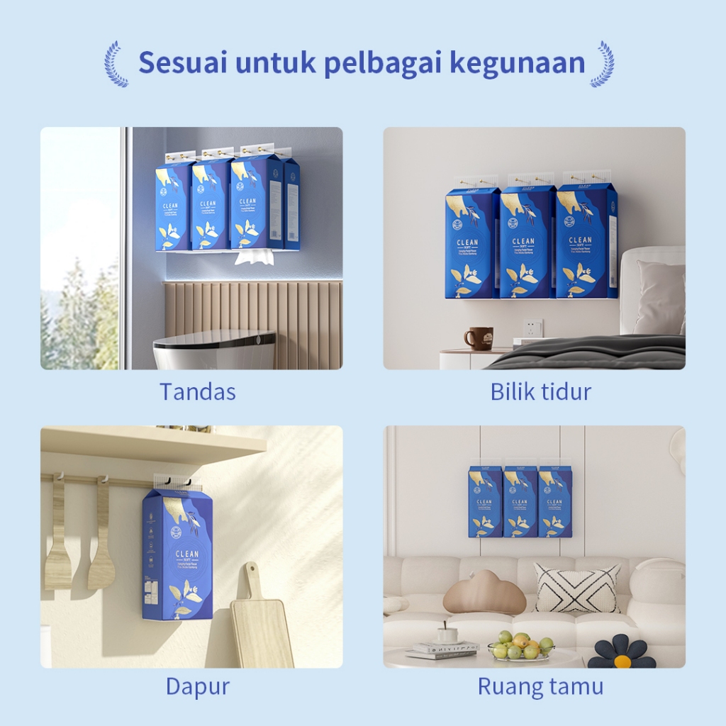 【1/3/6packs】DWY tissue gantung tissue Hanging Tissue Soft Tissue Facial Tissue Cheerful Tissue tisu gantung cheerful 