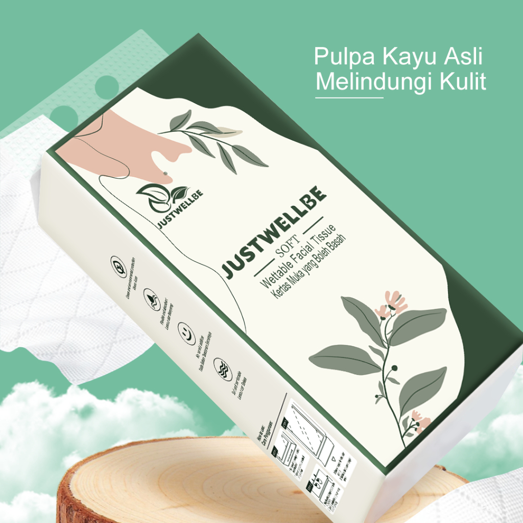 【4packs】DWY tisu 1280 sheets AIR-cushion Cheerful Tissue 175mm*156mm 4-ply Deluxe Comfort 4ply tissue