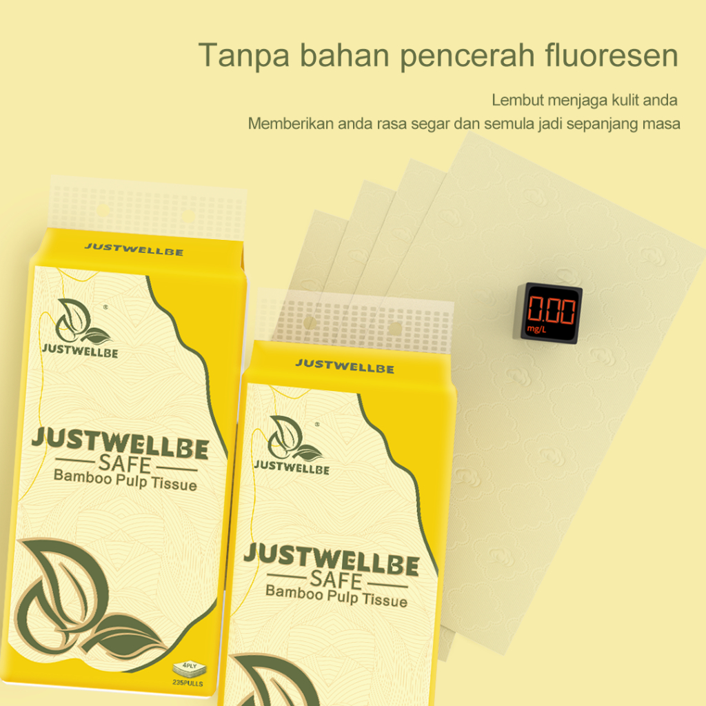 【9Packs】DWY Tisu Gantung 9 Pack Tisu Gantung Bamboo Hanging Tissue Tisu Gantung 4-Ply Thick No Fluorescent