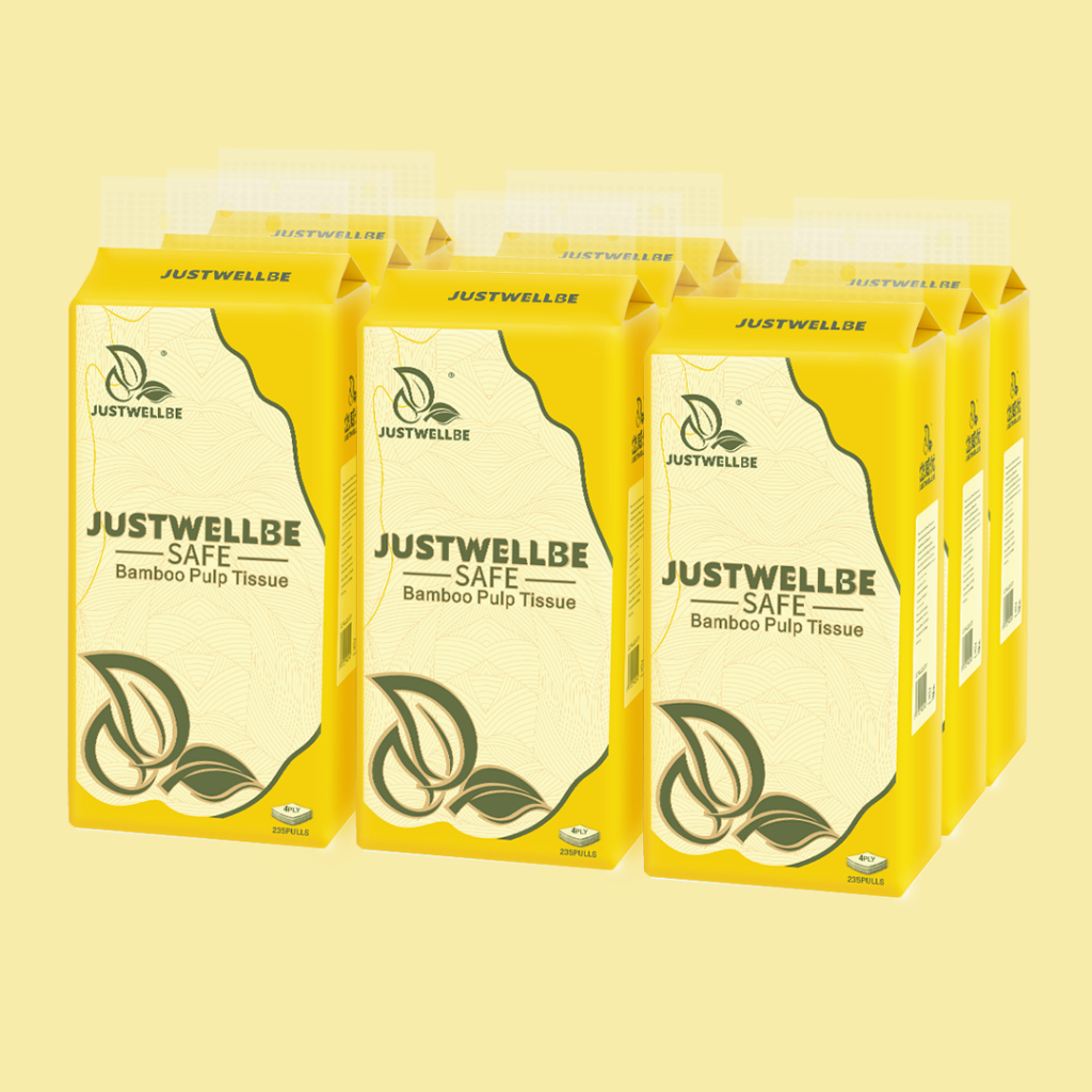 【9Packs】DWY Tisu Gantung 9 Pack Tisu Gantung Bamboo Hanging Tissue Tisu Gantung 4-Ply Thick No Fluorescent