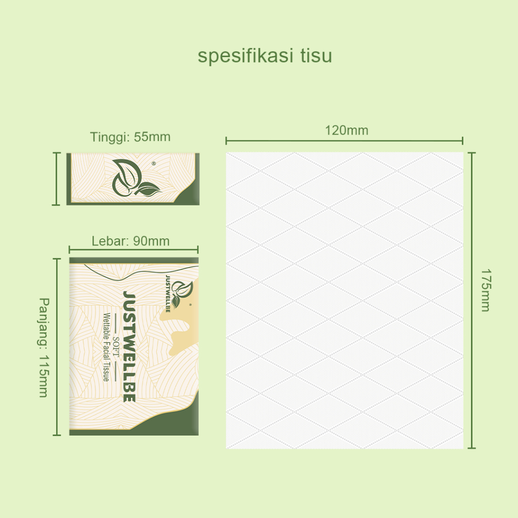 【10/20/30Pacs】 DWY Tisu Viral Tisu Muka 5-Ply Thick Tissues Virgin Wood Pulp No Fluorescent Agents Soft