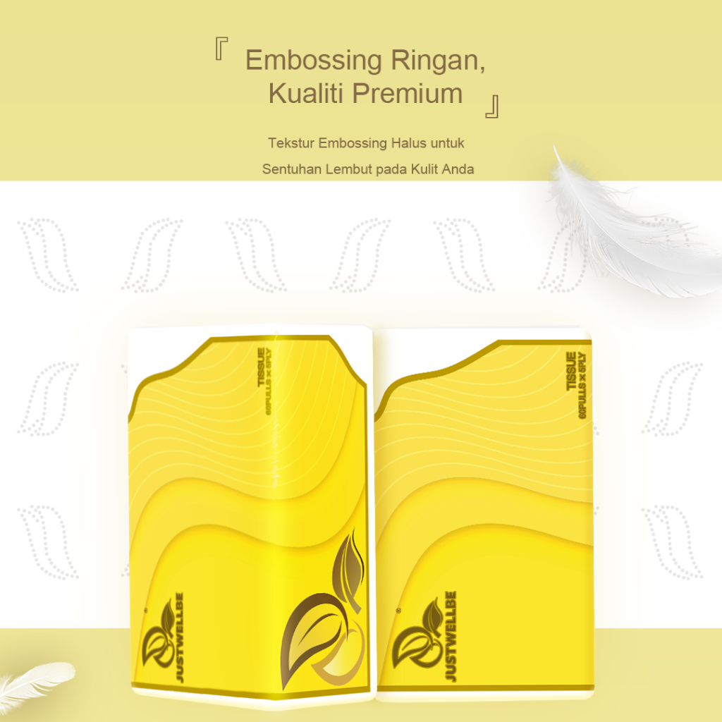 【10/20/30pacs】DWY Tisu Viral Murah 5-PLY Thickened Tissues Premium Virgin Wood Pulp No Fluorescent Agents