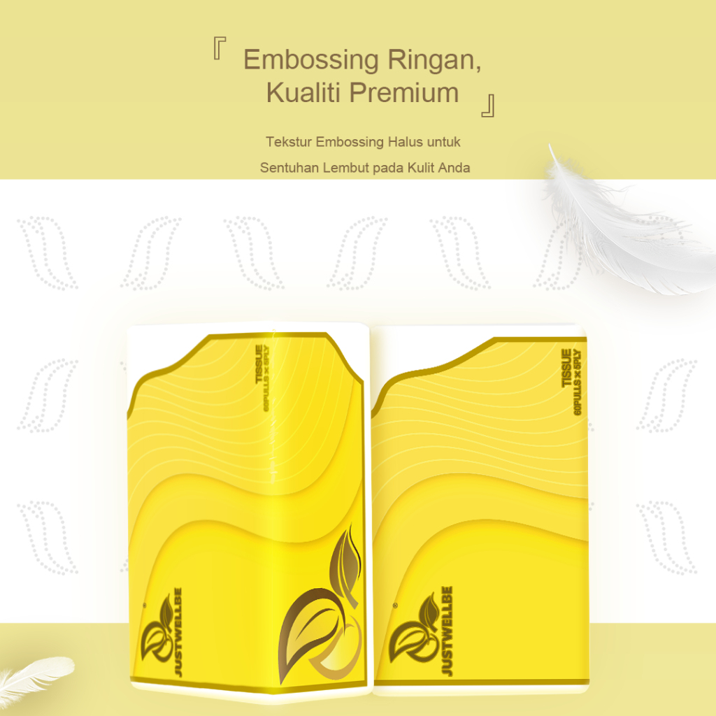 【10/20/30pacs】DWY Tisu Viral Murah 5-PLY Thickened Tissues Premium Virgin Wood Pulp No Fluorescent Agents