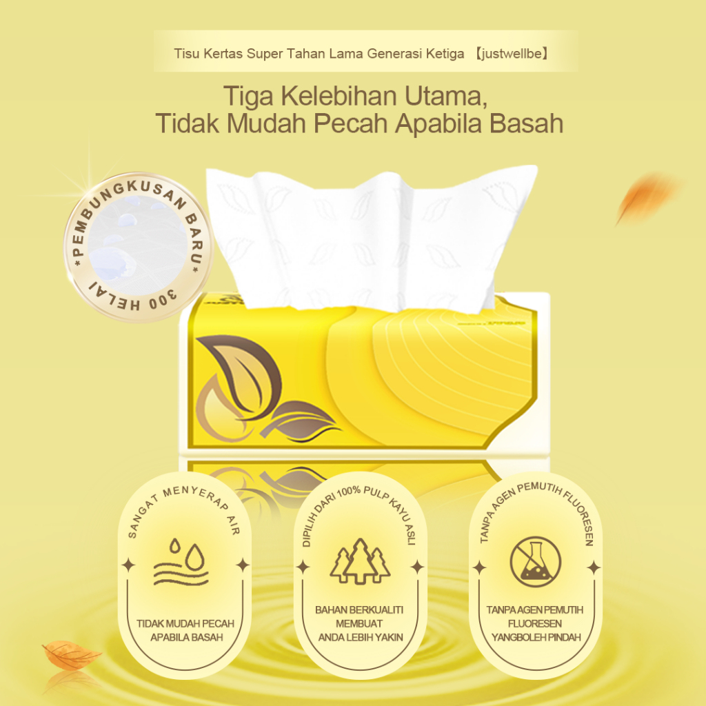【10/20/30pacs】DWY Tisu Viral Murah 5-PLY Thickened Tissues Premium Virgin Wood Pulp No Fluorescent Agents