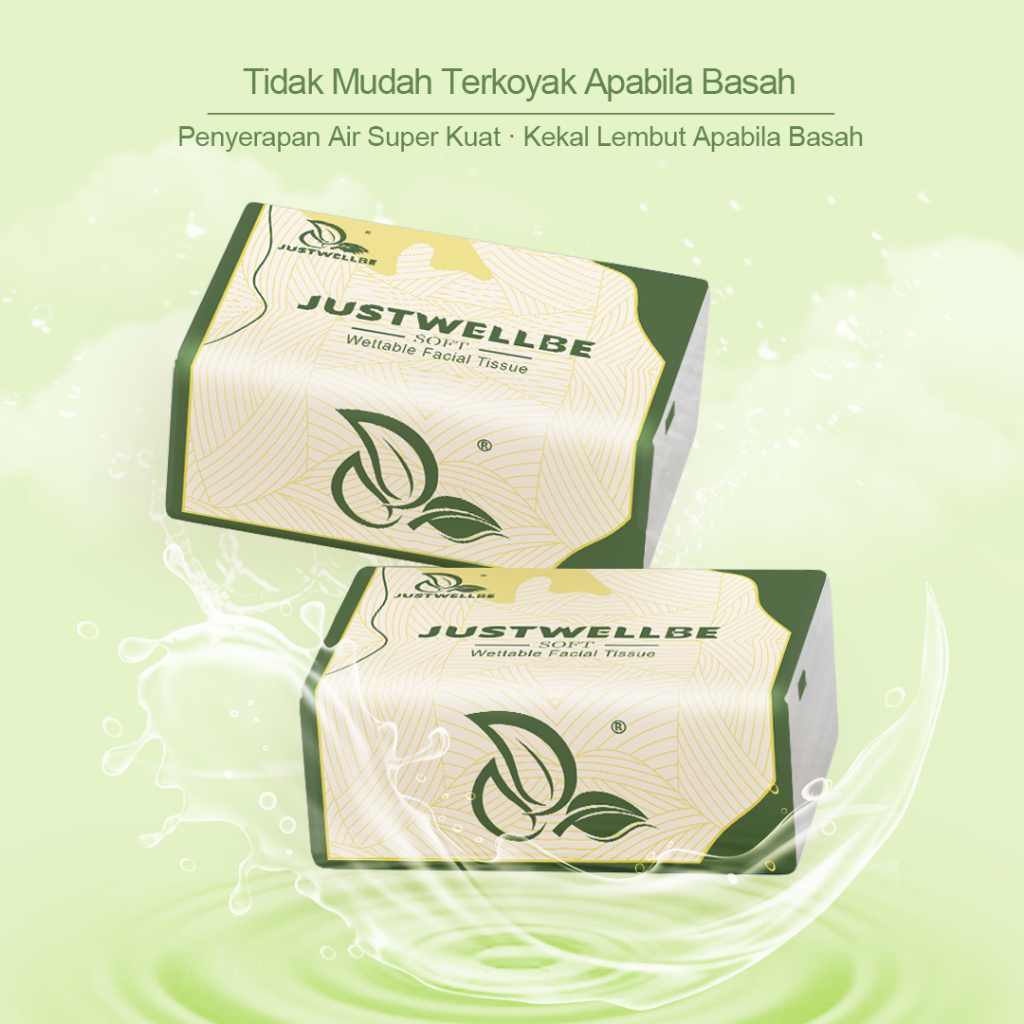 【10/20/30Pacs】 DWY Tisu Viral Tisu Muka 5-Ply Thick Tissues Virgin Wood Pulp No Fluorescent Agents Soft