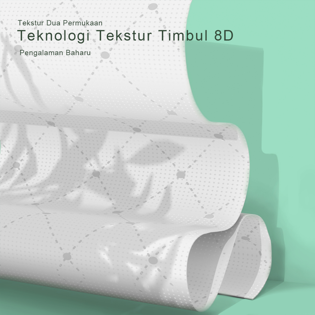 【4packs】DWY tisu 1280 sheets AIR-cushion Cheerful Tissue 175mm*156mm 4-ply Deluxe Comfort 4ply tissue