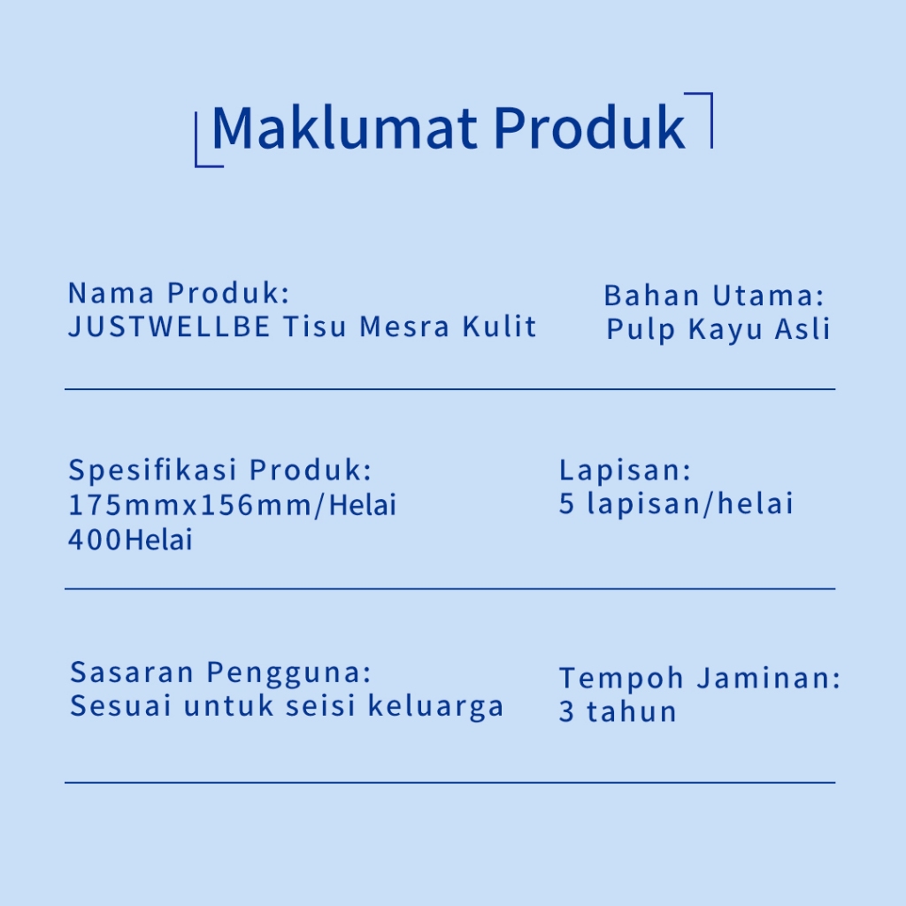 【8pcs】DWY 400sheets tissues 5ply Big Tissue Paper cheerful tissue Thickening facial tissue Premium tisu bamboo