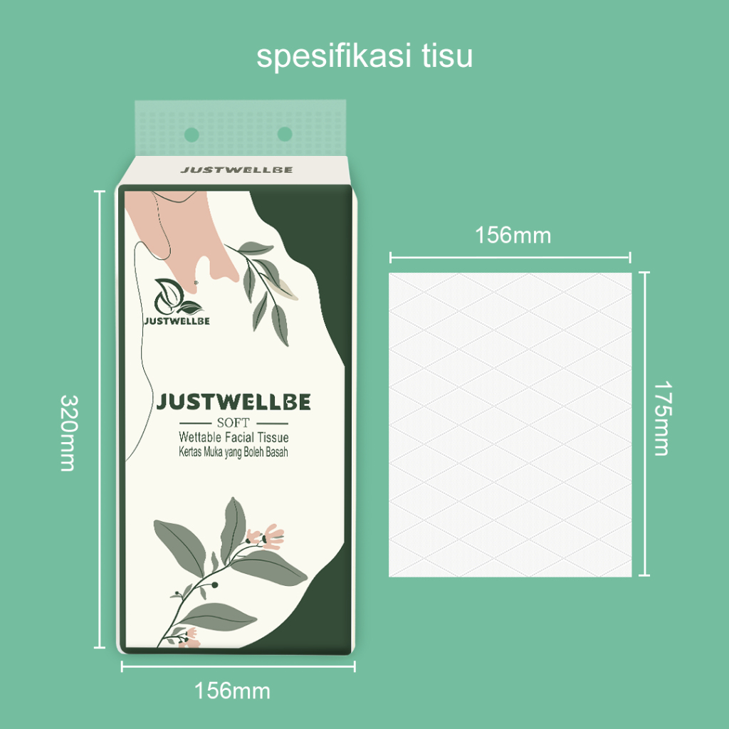 【4packs】DWY tisu 1280 sheets AIR-cushion Cheerful Tissue 175mm*156mm 4-ply Deluxe Comfort 4ply tissue