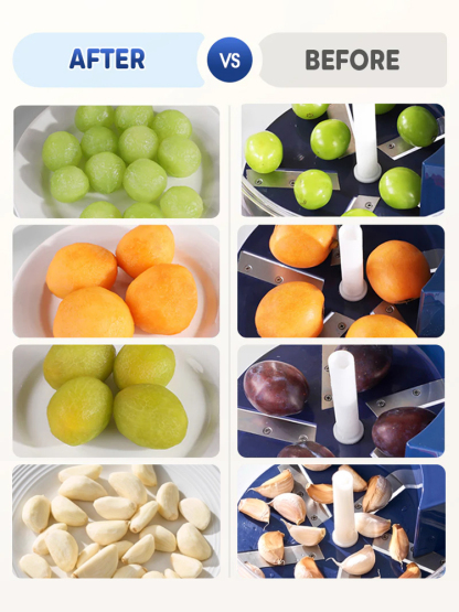 Portable automatic fruit peeler