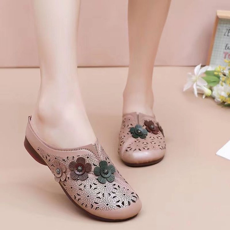 Women's hollow petal breathable sandals